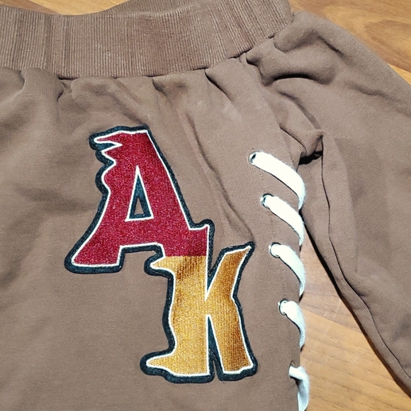 Akira varsity off shoulder sweatshirt dress - Picture 4 of 8